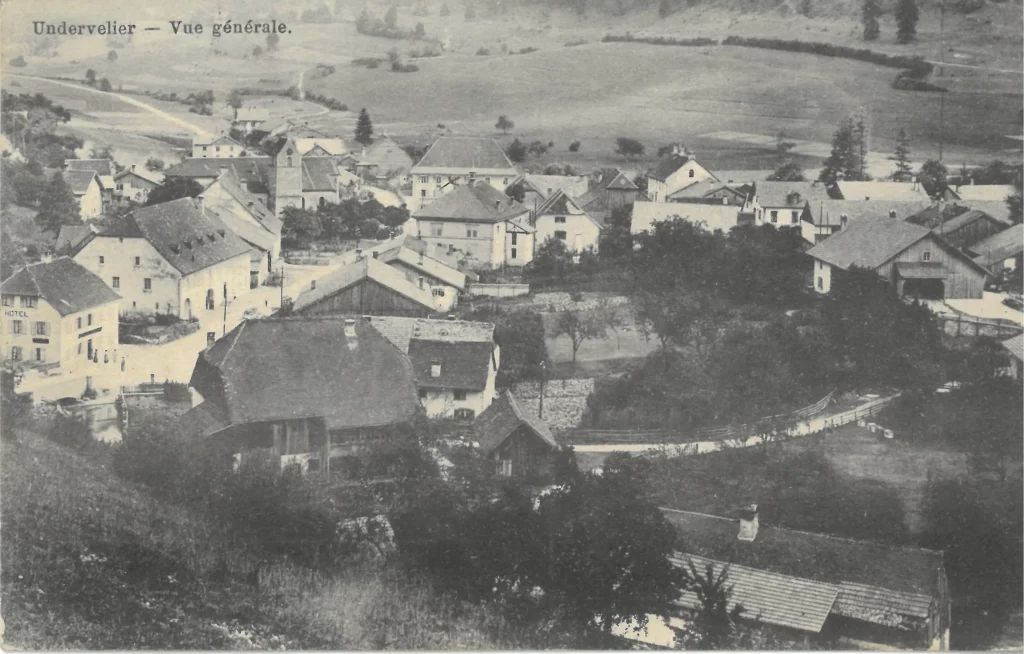 Vue du village, le 22 octobre 1914.